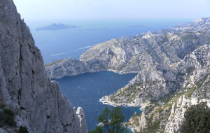 Grimpe dans les Calanques 2015