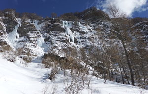 Retour Week-end cascade de glace