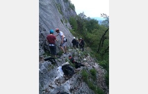 Premiere sortie Falaise pour les ados