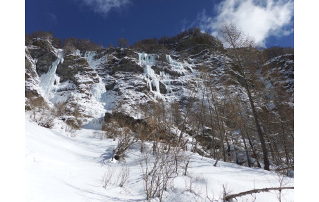 Retour Week-end cascade de glace