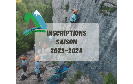Inscriptions saison 2023-2024