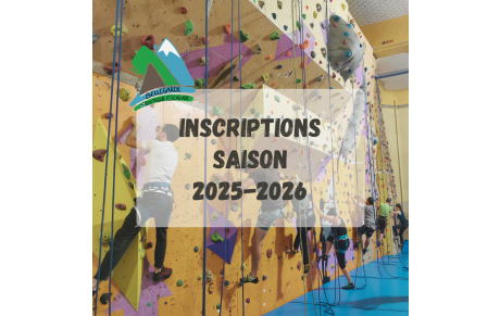 Inscriptions saison 2025-26