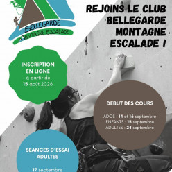 Inscriptions saison 2026/2027